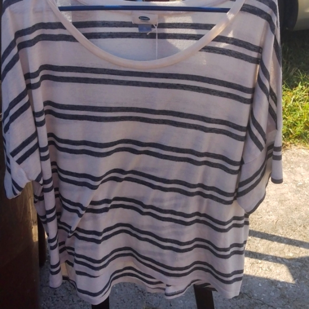 Oversized off the shoulder tee
